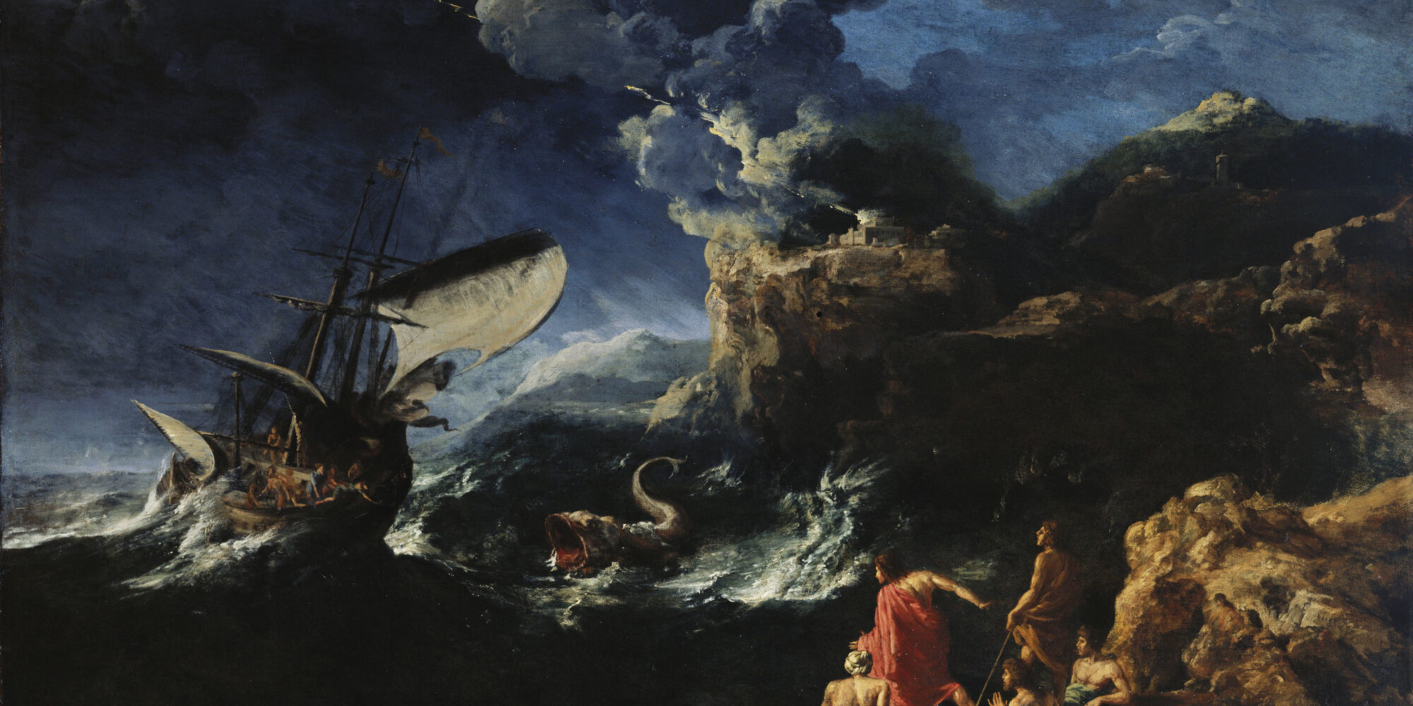 Gaspard_Dughet_(1615-75)_-_Seascape_with_Jonah_and_the_Whale_-_RCIN_405355_-_Royal_Collection